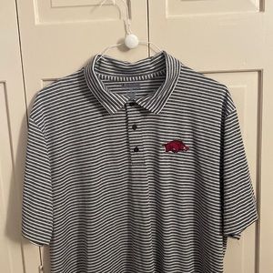 Arkansas razorbacks champion polo shirt barely worn size XXL